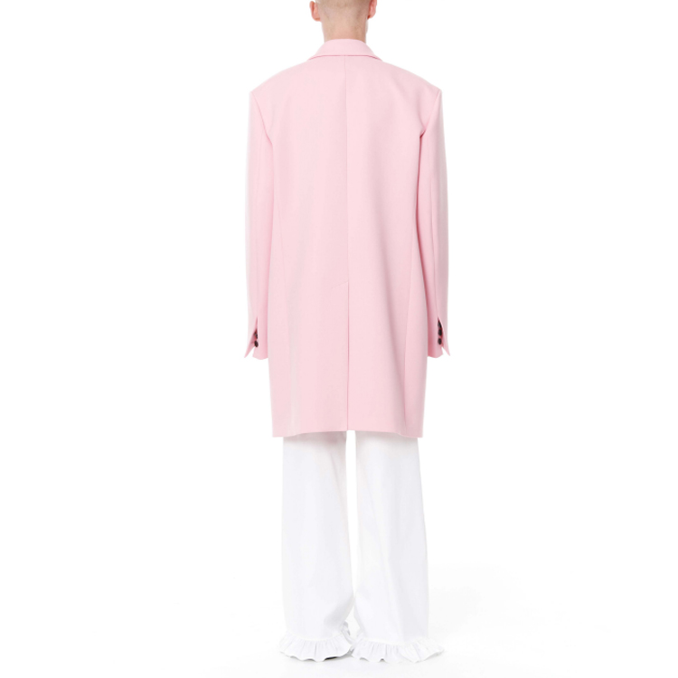 WE11DONE SS22  Pink Single-Breasted Loose Coat. WD-CT1-22-087-M-PK 圖 5