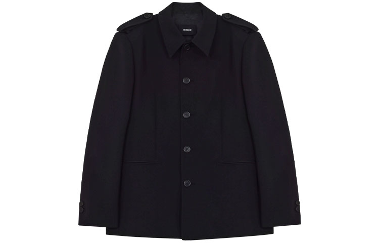 WE11DONE SS22  Solid Color Single-Breasted Jacket Black WD-JK1-22-084-M-BK 圖 2