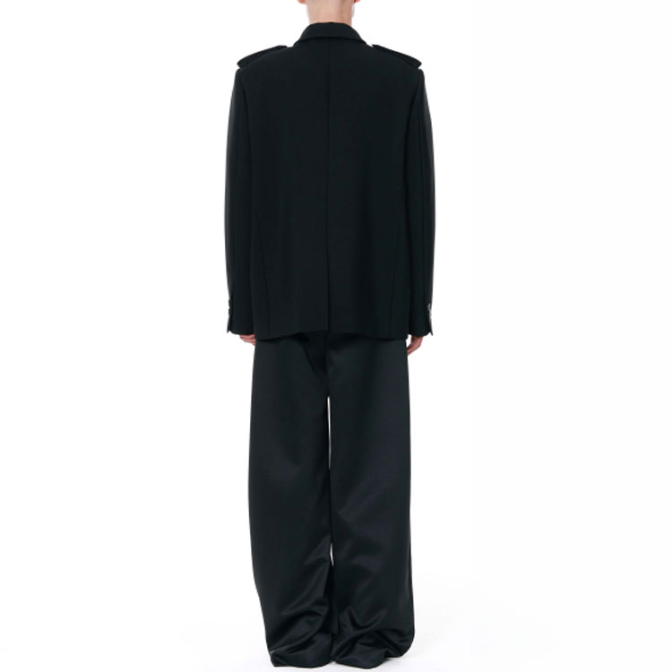 WE11DONE SS22  Solid Color Single-Breasted Jacket Black WD-JK1-22-084-M-BK 圖 5