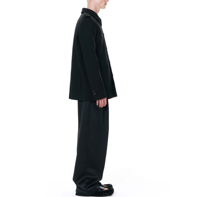 WE11DONE SS22  Solid Color Single-Breasted Jacket Black WD-JK1-22-084-M-BK 圖 6