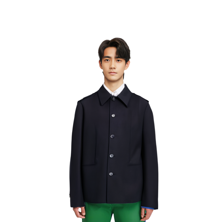 WE11DONE SS22  Solid Color Single-Breasted Jacket Black WD-JK1-22-084-M-BK 圖 8