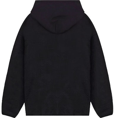 WE11DONE SS22 Angel Glitter Print Unisex Pullover Hoodie Black WD-BL1-22-130-U-BK Lookbook WE11DONE SS22 Angel Glitter Print Unisex Pullover Hoodie Black WD-BL1-22-130-U-BK