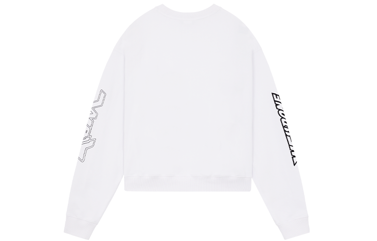 WE11DONE SS22 Asymmetrical 3D Logo Print Pullover Sweatshirt Unisex White WD-TS1-22-699-U-WH 圖 3