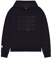 WE11DONE SS22 Black 3D Print Logo Hoodie Unisex WD-TH1-22-687-U-BK WE11DONE SS22 Black 3D Print Logo Hoodie Unisex WD-TH1-22-687-U-BK