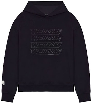 WE11DONE SS22 Black 3D Print Logo Hoodie Unisex WD-TH1-22-687-U-BK Buy WE11DONE SS22 Black 3D Print Logo Hoodie Unisex WD-TH1-22-687-U-BK