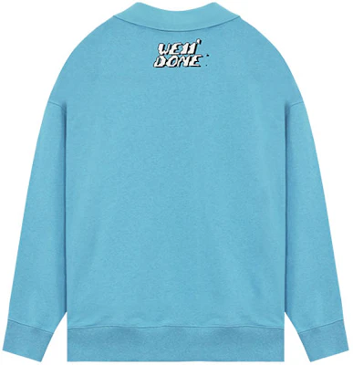 WE11DONE SS22蓝色怪兽卡通星星提花男女同款卫衣. WD-TS1-22-581-U-SK Lookbook WE11DONE SS22蓝色怪兽卡通星星提花男女同款卫衣. WD-TS1-22-581-U-SK
