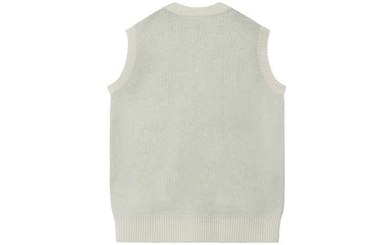 WE11DONE SS22 Cartoon Monster V-Neck Knit Vest Unisex White WD-KV1-22-645-U-IV 圖 3