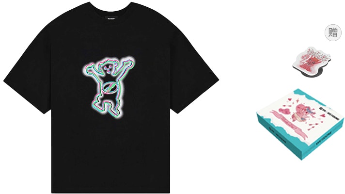 WE11DONE SS22 Cartoon Tie-Dye Teddy Bear Logo Unisex Black T-Shirt Short Sleeve WD-TT1-22-856-U-BK Buy WE11DONE SS22 Cartoon Tie-Dye Teddy Bear Logo Unisex Black T-Shirt Short Sleeve WD-TT1-22-856-U-BK