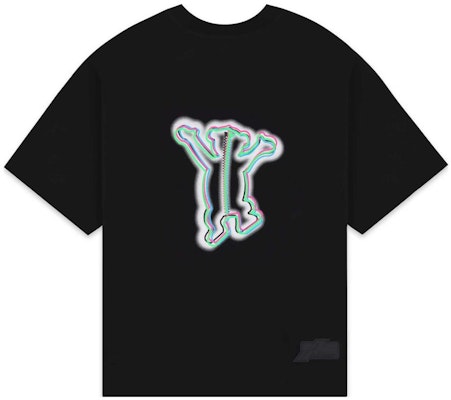 WE11DONE SS22 Cartoon Tie-Dye Teddy Bear Logo Unisex Black T-Shirt Short Sleeve WD-TT1-22-856-U-BK Lookbook WE11DONE SS22 Cartoon Tie-Dye Teddy Bear Logo Unisex Black T-Shirt Short Sleeve WD-TT1-22-856-U-BK