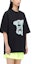 Sizing WE11DONE SS22 Cartoon Tie-Dye Teddy Bear Logo Unisex Black T-Shirt Short Sleeve WD-TT1-22-856-U-BK