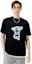 Cheap WE11DONE SS22 Cartoon Tie-Dye Teddy Bear Logo Unisex Black T-Shirt Short Sleeve WD-TT1-22-856-U-BK