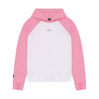 WE11DONE SS22 Colorblock Logo Sweatshirt Unisex Pink WD-TH1-22-707-U-PK