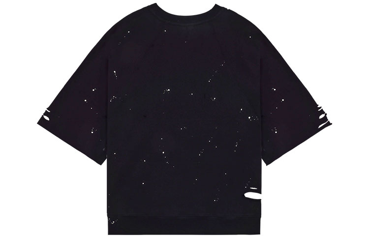 WE11DONE SS22 Distressed Logo Washed T-Shirt Unisex Black WD-TT1-22-551-U-BK 圖 3