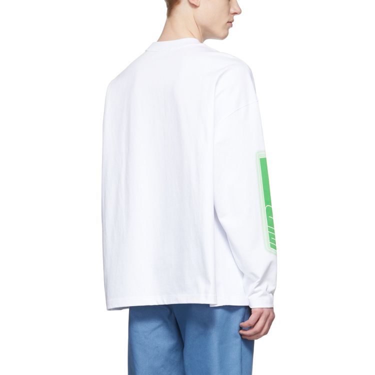 Purchase WE11DONE SS22 双标简约长袖圆领卫衣 白色 男女通用 WD-TT1-22-640-U-WH