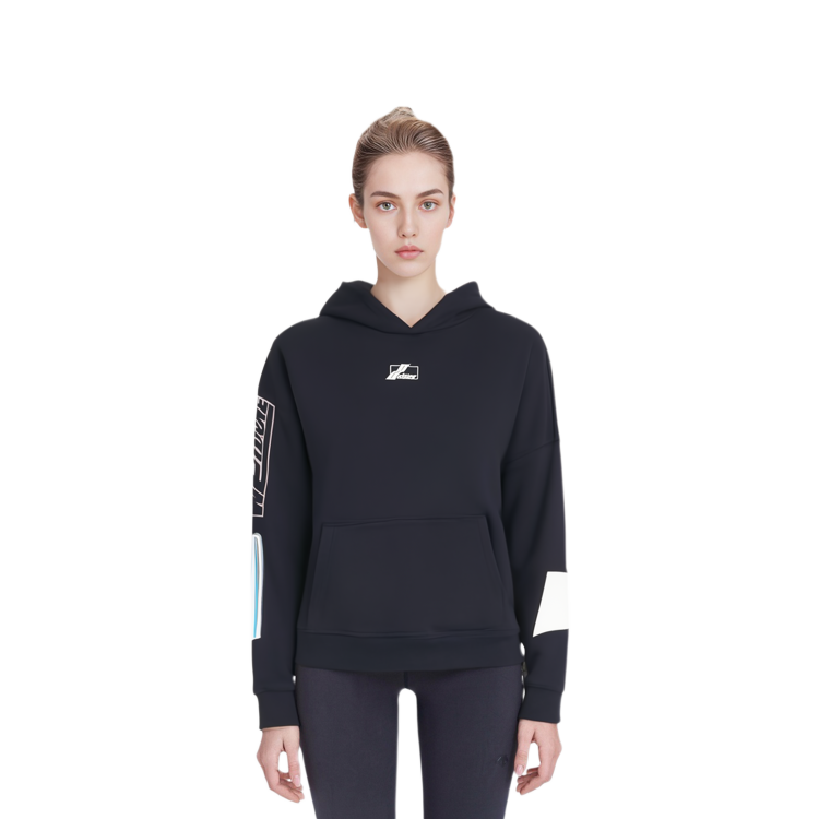 WE11DONE SS22 Dual Logo Colorblock Pullover Sweatshirt Unisex Black WD-TH1-22-568-U-BK 圖 7