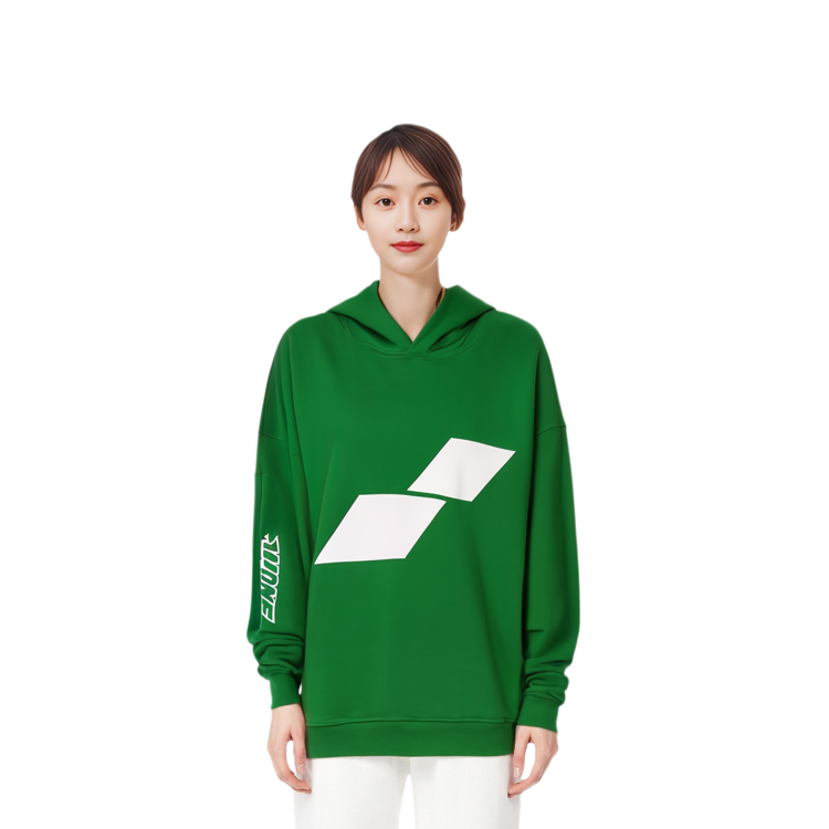 WE11DONE SS22 Geometric Logo Contrast Hoodie Unisex Green WD-TH1-22-677-U-GR 圖 7