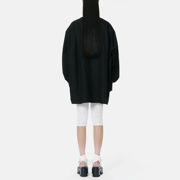 WE11DONE SS22 Graffiti Logo Printed Long Sleeve Shirt Unisex Black WD-BL1-22-212-U-BK 圖 5