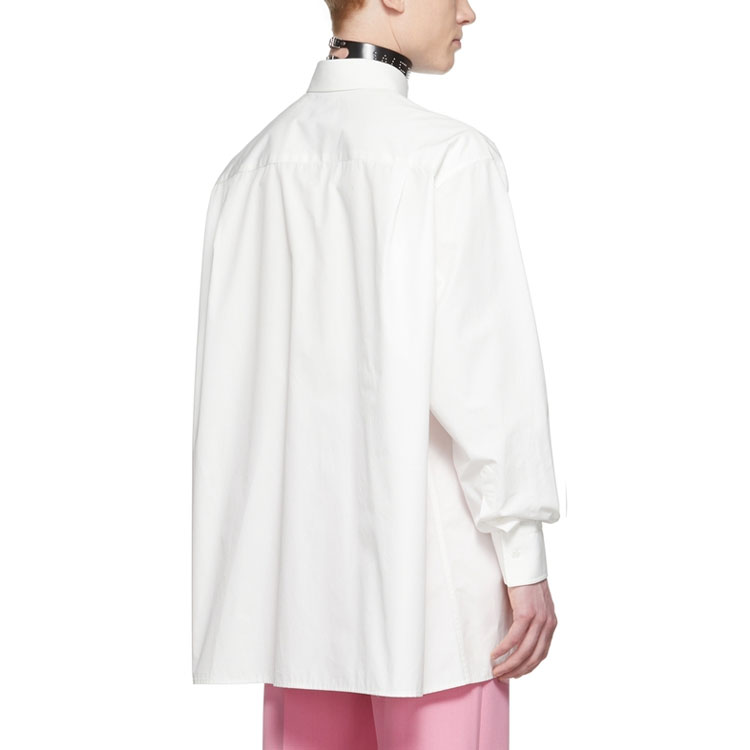 WE11DONE SS22 Graffiti Logo Printed Unisex Long Sleeve Shirt. WD-BL1-22-212-U-WH 圖 5