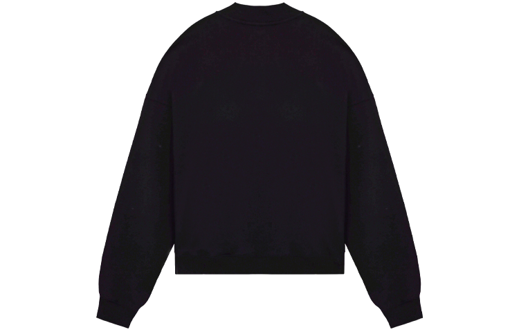 WE11DONE SS22 Half-Zip Colorblock Logo Sweatshirt Unisex Black. WD-TS1-22-564-U-BK 圖 3