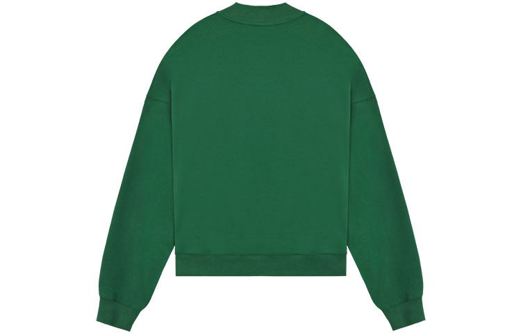 WE11DONE SS22 Half-Zip Logo Patchwork Sweatshirt Jacket Unisex Green WD-TS1-22-564-U-GR 圖 3