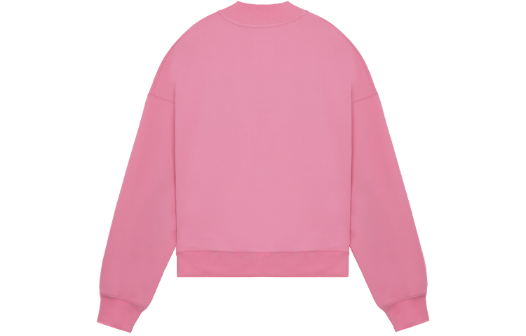 WE11DONE SS22 Half-Zip Logo Sweatshirt Pink Unisex Contrast Stitch Design. WD-TS1-22-564-U-PK 圖 3