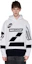 Shop WE11DONE SS22 Irregular Logo Print White Hoodie Unisex WD-TH1-22-562-U-WH
