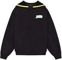 Order WE11DONE SS22 Logo對比圓領衛衣 男女同款 黑色 WD-TS1-22-615-U-BK