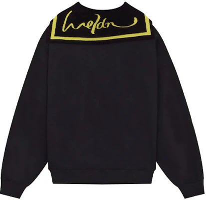 WE11DONE SS22 Logo對比圓領衛衣 男女同款 黑色 WD-TS1-22-615-U-BK Lookbook WE11DONE SS22 Logo對比圓領衛衣 男女同款 黑色 WD-TS1-22-615-U-BK