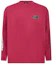 Order WE11DONE SS22 Logo Crewneck Long Sleeve T-Shirt Unisex Pink AA-UJW-01-49O-T-02