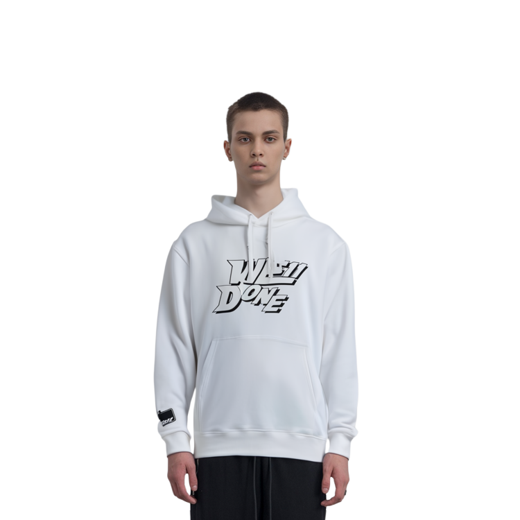 Purchase WE11DONE SS22 标志抽绳连帽衫 男女同款 白色 WD-TH1-22-622-U-WH