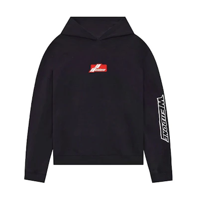 WE11DONE SS22 Logo Graphic Crewneck Sweatshirt Unisex Black WD-TH1-22-682-U-BK