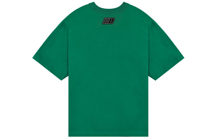 Lookbook WE11DONE SS22 綠色愛心圖案Logo男女通用圓領T恤 WD-TT1-22-672-U-GR