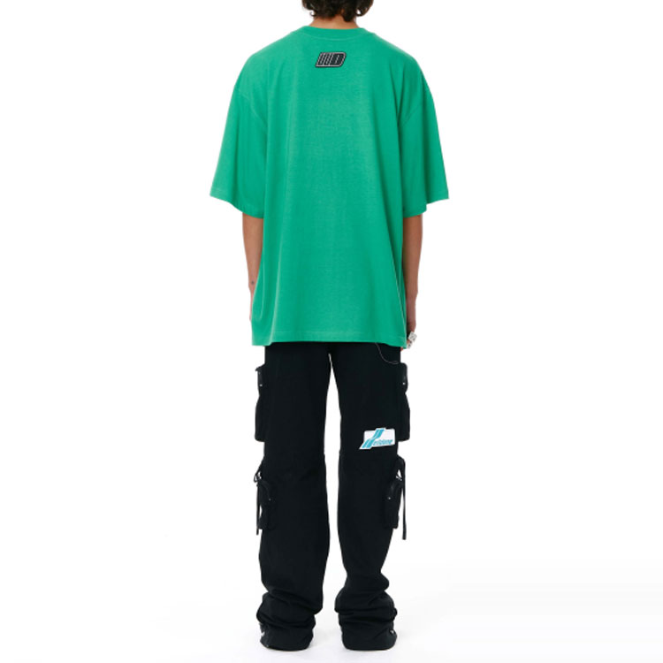 Purchase WE11DONE SS22 綠色愛心圖案Logo男女通用圓領T恤 WD-TT1-22-672-U-GR