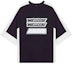 Order WE11DONE SS22 ロゴプリント コントラストパネル ユニセックス ブラックTシャツ. WD-TS1-22-503-U-BK