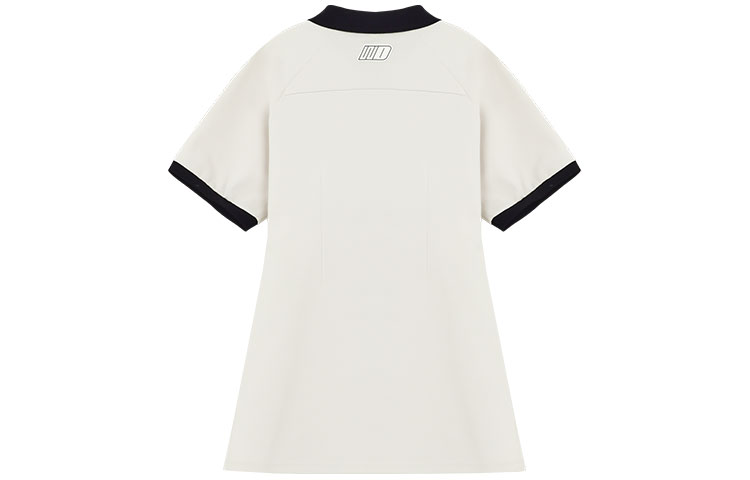 Lookbook WE11DONE SS22 經典標誌短袖襯衫式連衣裙 白色 校園風格 WD-TO1-22-555-W-IV