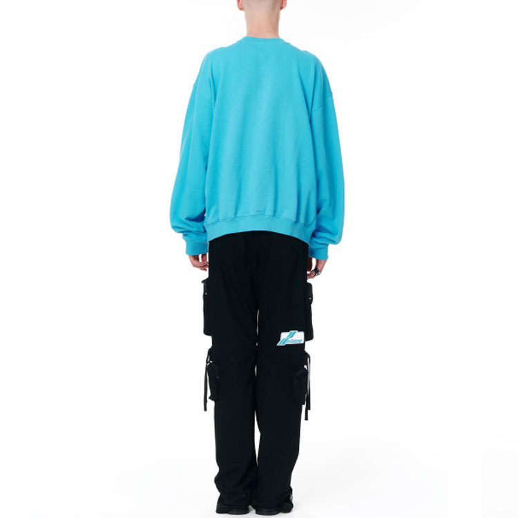 Purchase WE11DONE SS22 印花標誌洗水套頭衛衣 男女款 藍色 WD-TS1-22-684-U-BL