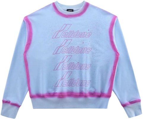 WE11DONE SS22 標誌印花純棉圓領長袖衫 中性 淺藍色 WD-TS1-22-732-U-SK Buy WE11DONE SS22 標誌印花純棉圓領長袖衫 中性 淺藍色 WD-TS1-22-732-U-SK