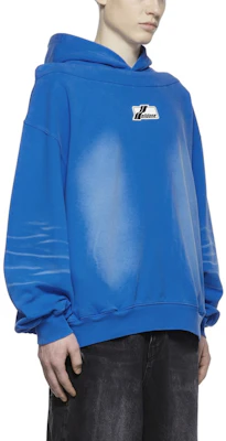 WE11DONE SS22 Logo Washed Gradient Pullover Sweatshirt Unisex Blue. WD-TH1-22-509-U-BL Shop WE11DONE SS22 Logo Washed Gradient Pullover Sweatshirt Unisex Blue. WD-TH1-22-509-U-BL