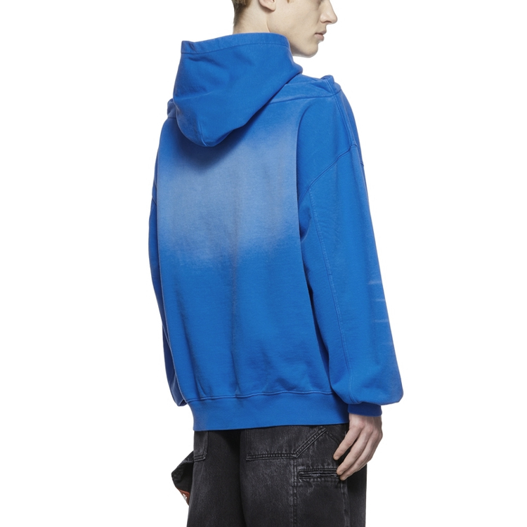 Purchase WE11DONE SS22 Logo Washed Gradient Pullover Sweatshirt Unisex Blue. WD-TH1-22-509-U-BL