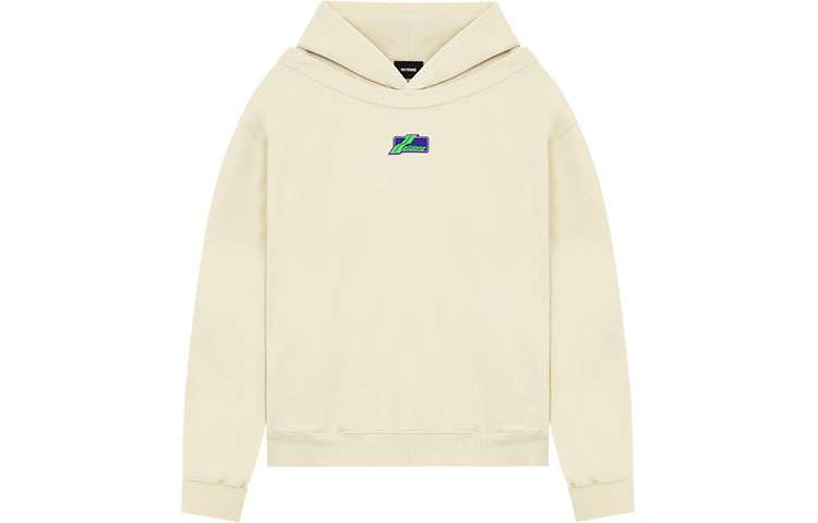 WE11DONE SS22 Logo Washed Pullover Sweatshirt Unisex Beige. WD-TH1-22-509-U-BG