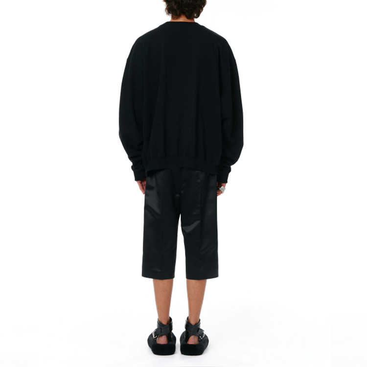 WE11DONE SS22 Oversized Logo Spray Sweatshirt Unisex Black. WD-TS1-22-663-U-BK 圖 5