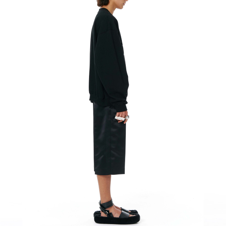 WE11DONE SS22 Oversized Logo Spray Sweatshirt Unisex Black. WD-TS1-22-663-U-BK 圖 6