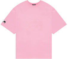 WE11DONE SS22 Pink Embroidered Logo T-Shirt Unisex. WD-TT1-22-688-U-PK WE11DONE SS22 Pink Embroidered Logo T-Shirt Unisex. WD-TT1-22-688-U-PK
