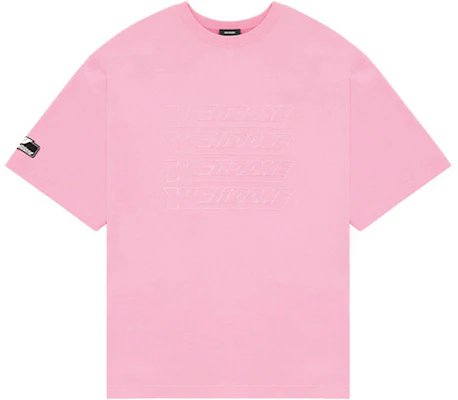WE11DONE SS22 Baju T-Shirt Logo Sulam Pink Unisex. WD-TT1-22-688-U-PK Buy WE11DONE SS22 Baju T-Shirt Logo Sulam Pink Unisex. WD-TT1-22-688-U-PK