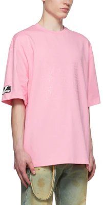 WE11DONE SS22 Baju T-Shirt Logo Sulam Pink Unisex. WD-TT1-22-688-U-PK Purchase WE11DONE SS22 Baju T-Shirt Logo Sulam Pink Unisex. WD-TT1-22-688-U-PK