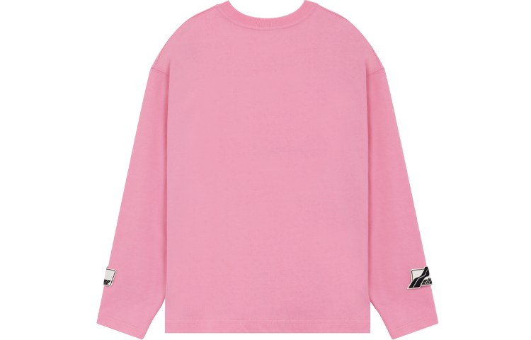 WE11DONE SS22 Pink Logo Print Crewneck Long Sleeve Unisex T-Shirt WD-TT1-22-675-U-PK 圖 3