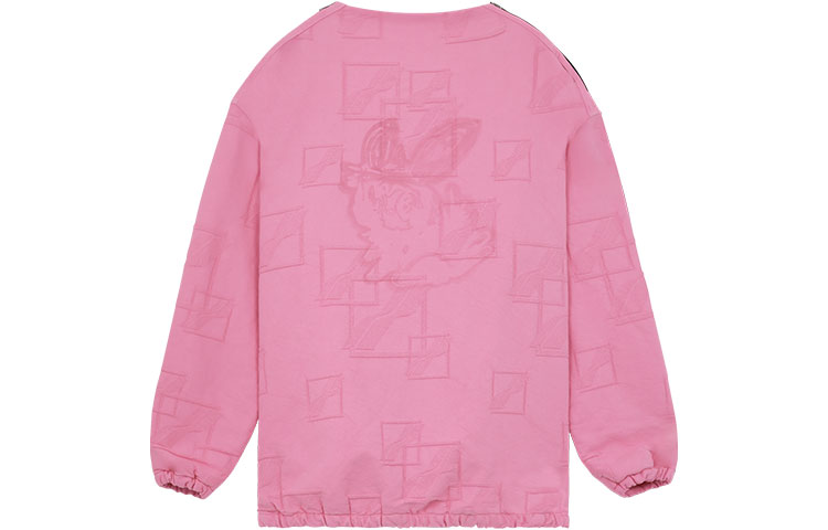 WE11DONE SS22 Pink Logo Print Long Sleeve Sweatshirt Unisex WD-BL1-22-114-U-PK