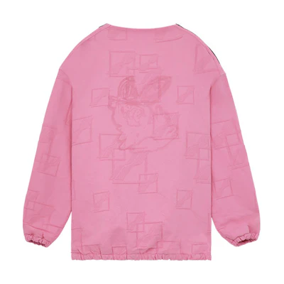 WE11DONE SS22 Pink Logo Print Long Sleeve Sweatshirt Unisex WD-BL1-22-114-U-PK