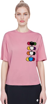 WE11DONE SS22 粉色怪物Logo對比色款中性短袖T恤 WD-TT1-22-650-U-PK Shop WE11DONE SS22 粉色怪物Logo對比色款中性短袖T恤 WD-TT1-22-650-U-PK