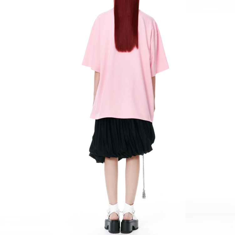 WE11DONE SS22 Pink Rabbit Team Graphic Unisex T-Shirt WD-TT1-22-689-U-PK 圖 5